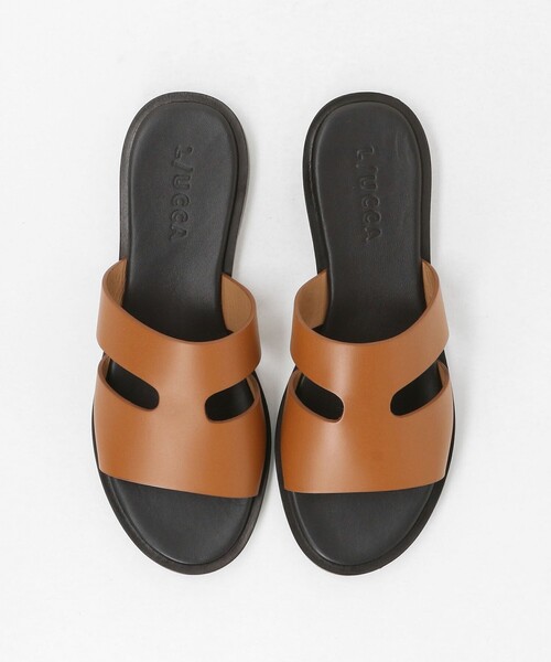 UNITED ARROWS(ユナイテッドアローズ)の「【別注】<L/UCCA>LEATHER H CUT レザー Hカット/サンダル(サンダル・メンズ・ベージュ・43/42/41/40)」の2枚目の写真