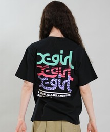 X-girl（エックスガール）の「X-GIRL エックスガール 半袖 Tシャツ バックプリント 105262011039（Tシャツ/カットソー）」