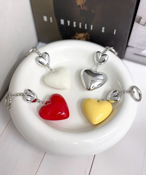 tone(トーン)の「【Peony/ピオニー】ぷっくりビッグハートキーチェーン(チャーム・レディース・E/C/A/I/F/K/H/G/L/J/B/D・FREE)」の17枚目の写真