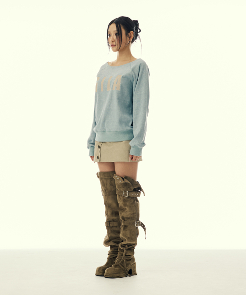 GILAARCHIVE(ギラアーカイブ)の「CUT OUT DOUBLE WAIST BUTTON SKIRTS_BEIGE(スカート・レディース・その他・MEDIUM/SMALL)」の2枚目の写真