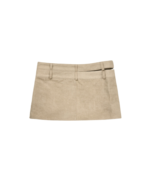 GILAARCHIVE(ギラアーカイブ)の「CUT OUT DOUBLE WAIST BUTTON SKIRTS_BEIGE(スカート・レディース・その他・MEDIUM/SMALL)」の5枚目の写真