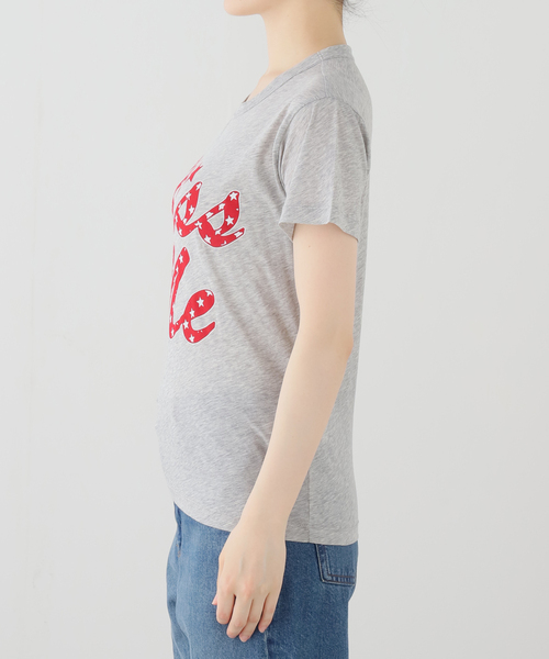 VAQUERA(バケラ)の「VAQUERA / バケラ WOMEN KISS ME T SHIRT(Tシャツ/カットソー・レディース・チャコールグレー・MEDIUM/SMALL)」の8枚目の写真