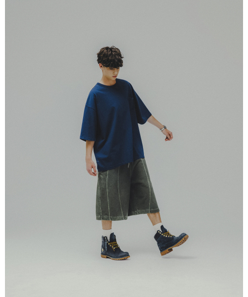 ANGLAN（アングラン）の「Essential Pocket Half Tee - Navy（Tシャツ/カットソー・メンズ・その他・1/2）」の5枚目の写真