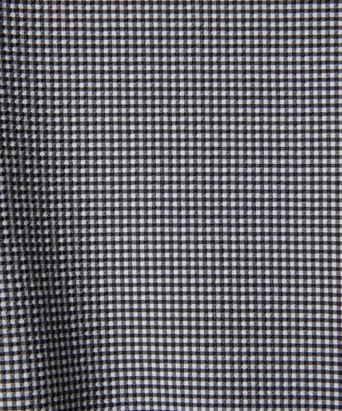 BARNYARDSTORM(バンヤードストーム)の「BARNYARDSTORM / エアリーサッカーバルーンブラウス【吸水速乾/JAPAN FABRIC】(シャツ/ブラウス・レディース・ブラック/ホワイト・FREE)」の8枚目の写真