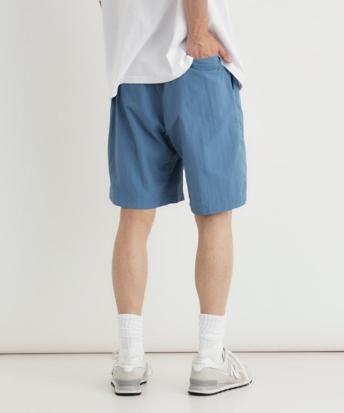 CAMP7(キャンプセブン)の「CAMP7(キャンプ7)ナイロンベルト付きショートパンツ(その他パンツ・メンズ・キャメル/パープル/ダークグレー/サックスブルー/ブラック・S/M/L/XL)」の7枚目の写真