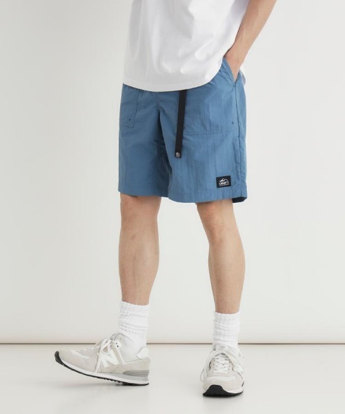 CAMP7(キャンプセブン)の「CAMP7(キャンプ7)ナイロンベルト付きショートパンツ(その他パンツ・メンズ・キャメル/パープル/ダークグレー/サックスブルー/ブラック・S/M/L/XL)」の8枚目の写真