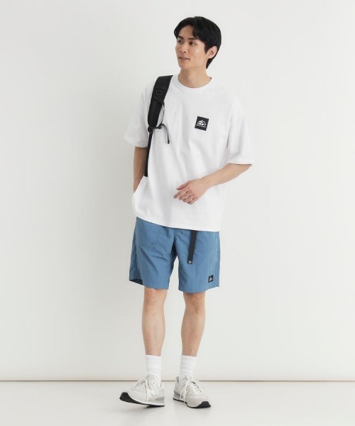 CAMP7(キャンプセブン)の「CAMP7(キャンプ7)ナイロンベルト付きショートパンツ(その他パンツ・メンズ・キャメル/パープル/ダークグレー/サックスブルー/ブラック・S/M/L/XL)」の9枚目の写真