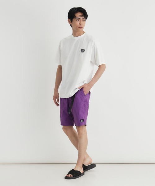 CAMP7(キャンプセブン)の「CAMP7(キャンプ7)ナイロンベルト付きショートパンツ(その他パンツ・メンズ・キャメル/パープル/ダークグレー/サックスブルー/ブラック・S/M/L/XL)」の22枚目の写真