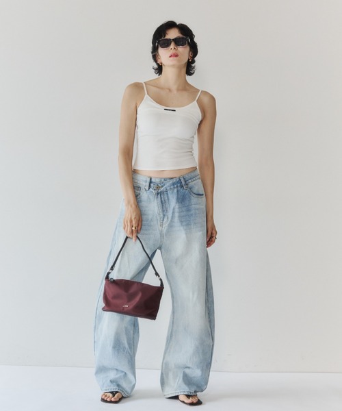 VION(ヴィオン)の「ミニナイロンショルダーバッグ / Mini Nylon Shoulder Bag(ショルダーバッグ・レディース・ブラウン/ブラック/ボルドー・FREE)」の20枚目の写真