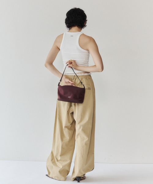 VION(ヴィオン)の「ミニナイロンショルダーバッグ / Mini Nylon Shoulder Bag(ショルダーバッグ・レディース・ブラウン/ブラック/ボルドー・FREE)」の15枚目の写真
