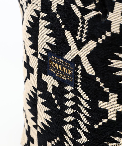 PENDLETON(ペンドルトン)の「PENDLETON ペンドルトン SPIDER ROCK GOBELINS BUCKET BAG スパイダーロック ゴブラン バケットバッグ(ショルダーバッグ・レディース・ブラック/ブルー・FREE)」の8枚目の写真