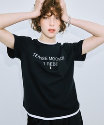 RINGER T-SHIRT with PEARL/リンガーTシャツウィズパール