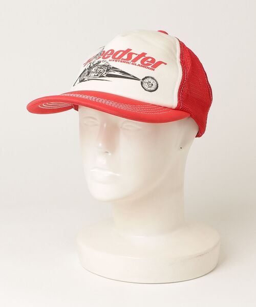HYSTERIC GLAMOUR メッシュキャップ レッド ブランド古着】メッシュキャップ（キャップ）｜HYSTERIC GLAMOUR