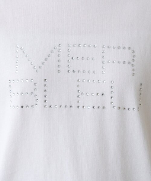 DISCOAT(ディスコート)の「ラインストーンロゴTシャツ(Tシャツ/カットソー・レディース・ブラック/オフホワイト・FREE)」の7枚目の写真