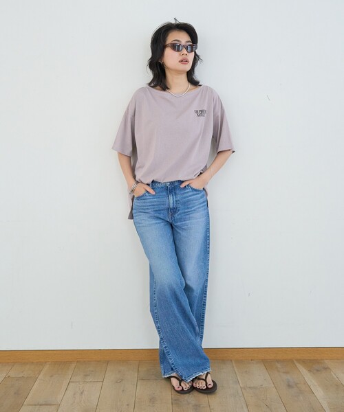 upperhights(アッパーハイツ)の「【追加】【新色登場】【upper hights/アッパーハイツ】THE NICE MIDRISE ミッドライズワイドデニム/洗濯機洗い可/日本製(デニムパンツ・レディース・ダークブラウン/ブルー・24/23/22/21/25)」の10枚目の写真