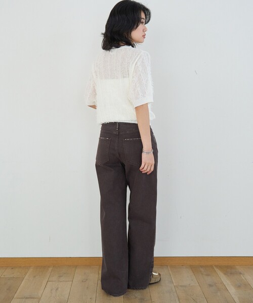 upperhights(アッパーハイツ)の「【追加】【新色登場】【upper hights/アッパーハイツ】THE NICE MIDRISE ミッドライズワイドデニム/洗濯機洗い可/日本製(デニムパンツ・レディース・ダークブラウン/ブルー・24/23/22/21/25)」の17枚目の写真