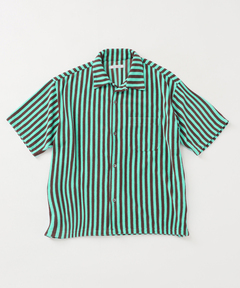STUSSY/ステューシー STRIPED SILK SHIRT 半袖シャツ ストライプ