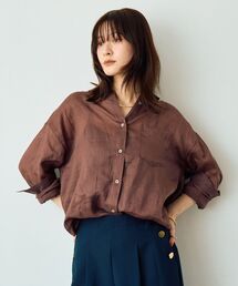 3wayシアーリネンシャツ