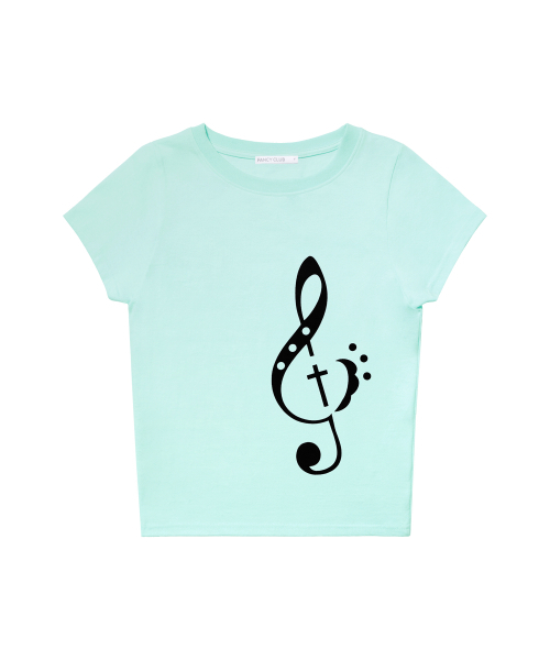 FANCY CLUB(ファンシークラブ)の「クレフシンボルTシャツ (ミント) F26QB143(Tシャツ/カットソー・レディース・その他・ONE)」の8枚目の写真