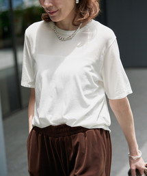 VERMEIL par iena | キュプラコットンTシャツ(Tシャツ/カットソー)
