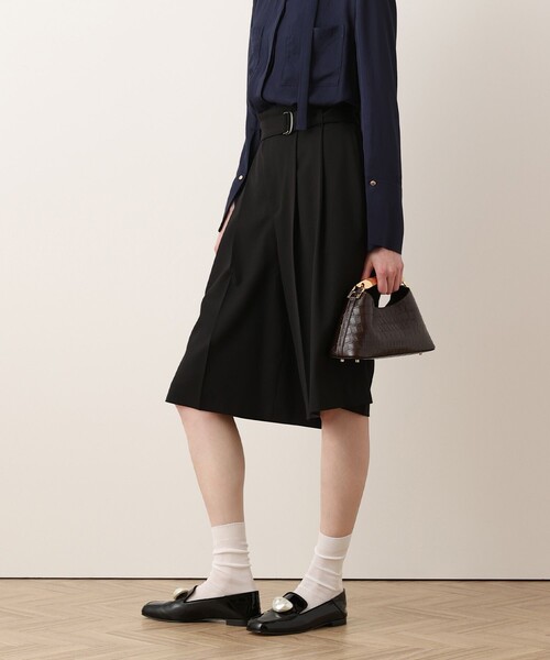 allureville(アルアバイル)の「キュロットパンツ(その他パンツ・レディース・ブラック/グレイッシュベージュ・1/2)」の19枚目の写真