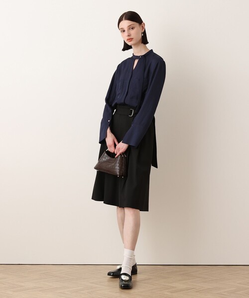 allureville(アルアバイル)の「キュロットパンツ(その他パンツ・レディース・ブラック/グレイッシュベージュ・1/2)」の21枚目の写真