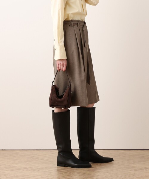 allureville(アルアバイル)の「キュロットパンツ(その他パンツ・レディース・ブラック/グレイッシュベージュ・1/2)」の10枚目の写真