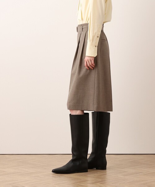 allureville(アルアバイル)の「キュロットパンツ(その他パンツ・レディース・ブラック/グレイッシュベージュ・1/2)」の11枚目の写真