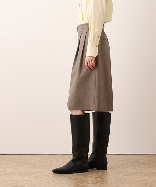 allureville(アルアバイル)の「キュロットパンツ(その他パンツ・レディース・ブラック/グレイッシュベージュ・1/2)」の5枚目の写真