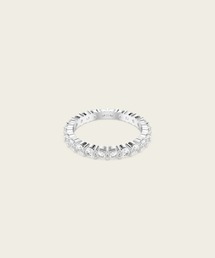 SWAROVSKI | 【公式】【スワロフスキー】Matrix Vittore リング, ラウンドカット, ホワイト, シルバー系仕上げ(リング)
