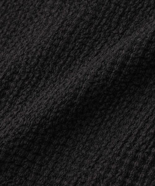 NANO universe(ナノユニバース)の「フクレジャガードカットギャザーブラウス(Tシャツ/カットソー・レディース・ブラック/キャメル/アイボリー・FREE)」の17枚目の写真