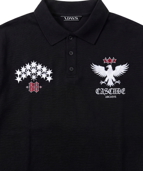 IDWS(アイドンワナセル)の「Star Ridge Polo Shirt Black(ポロシャツ・レディース・その他・1/2/0)」の5枚目の写真