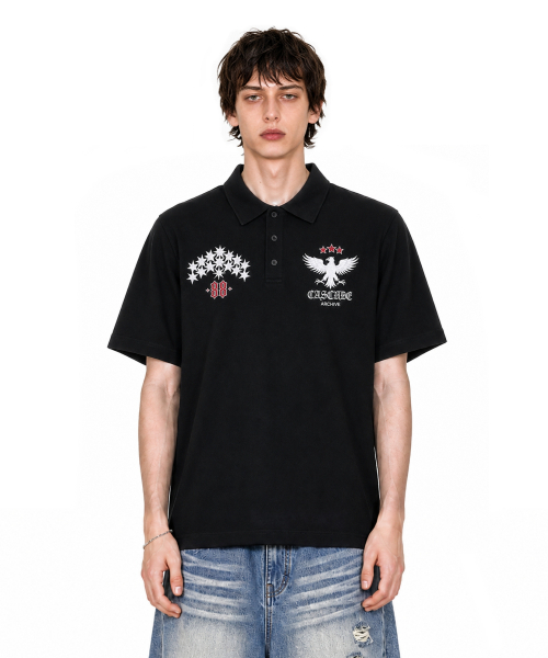 IDWS(アイドンワナセル)の「Star Ridge Polo Shirt Black(ポロシャツ・レディース・その他・1/2/0)」の7枚目の写真