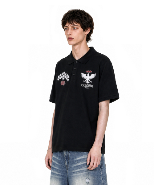 IDWS(アイドンワナセル)の「Star Ridge Polo Shirt Black(ポロシャツ・レディース・その他・1/2/0)」の9枚目の写真