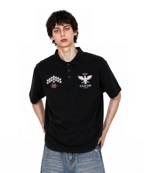 IDWS(アイドンワナセル)の「Star Ridge Polo Shirt Black(ポロシャツ・レディース・その他・1/2/0)」の13枚目の写真