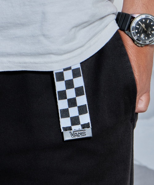 VANS（バンズ）の「VANS/ヴァンズ DEPPSTER II WEB BELT ガチャベルト チェック ブロックチェック 市松模様 2026年 夏 夏服（ベルト・メンズ・チェック・FREE）」の6枚目の写真