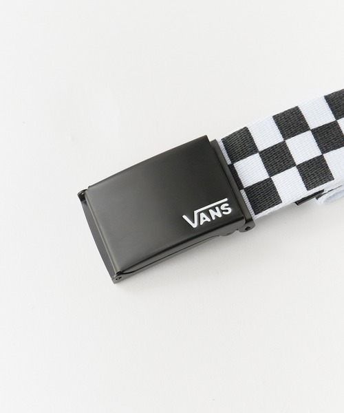 VANS（バンズ）の「VANS/ヴァンズ DEPPSTER II WEB BELT ガチャベルト チェック ブロックチェック 市松模様 2026年 夏 夏服（ベルト・メンズ・チェック・FREE）」の5枚目の写真
