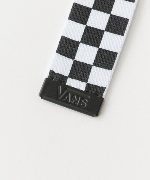 VANS（バンズ）の「VANS/ヴァンズ DEPPSTER II WEB BELT ガチャベルト チェック ブロックチェック 市松模様 2026年 夏 夏服（ベルト・メンズ・チェック・FREE）」の3枚目の写真