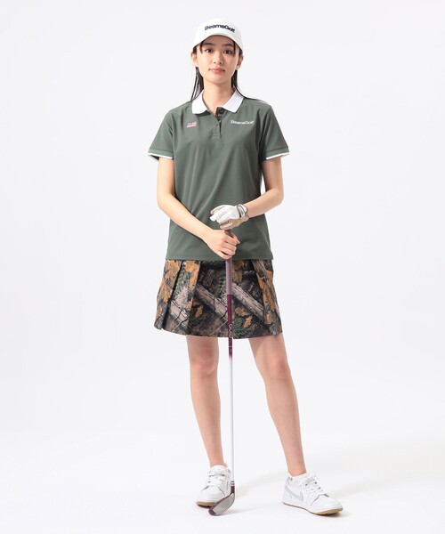 BEAMS GOLF(ビームスゴルフ)の「ORANGE LABEL / ストレッチ ツリーカモ タックスカート(接触冷感)(スカート・レディース・その他・SMALL/MEDIUM/LARGE)」の3枚目の写真