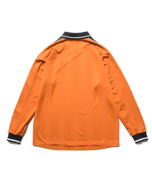 F.C.Real Bristol（エフシーレアルブリストル）の「SHADOW WEAVE STRIPE L/S TOP（Tシャツ/カットソー・メンズ・ブラック/オレンジ/チャコールグレー・X-LARGE/SMALL/MEDIUM/LARGE）」の16枚目の写真
