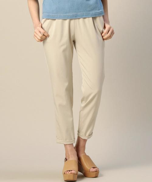 BEAUTY&YOUTH UNITED ARROWS（ビューティーアンドユースユナイテッドアローズ）の「BY テンセルナイロン ウエストギャザー9分丈パンツ◆（その他パンツ・レディース・ブラック/ナチュラル/ピンク/ネイビー・MEDIUM/SMALL）」の3枚目の写真