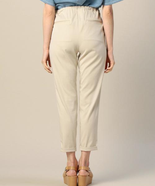 BEAUTY&YOUTH UNITED ARROWS（ビューティーアンドユースユナイテッドアローズ）の「BY テンセルナイロン ウエストギャザー9分丈パンツ◆（その他パンツ・レディース・ブラック/ナチュラル/ピンク/ネイビー・MEDIUM/SMALL）」の9枚目の写真