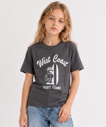 B.I.D.（ビーアイディー）の「《Bd》キッズサーフロゴプリント半袖Tシャツ（Tシャツ/カットソー）」