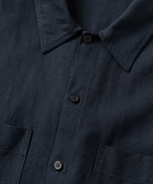 NONBLANK(ノンブランク)の「ツイルスラブHSシャツ_NAVY(シャツ/ブラウス・メンズ・ネイビー・SMALL/MEDIUM/LARGE/X-LARGE)」の4枚目の写真