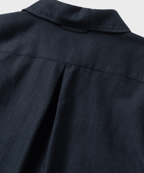 NONBLANK(ノンブランク)の「ツイルスラブHSシャツ_NAVY(シャツ/ブラウス・メンズ・ネイビー・SMALL/MEDIUM/LARGE/X-LARGE)」の8枚目の写真