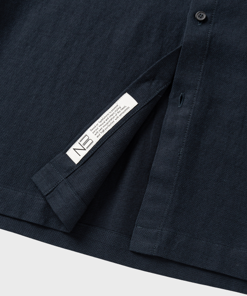 NONBLANK(ノンブランク)の「ツイルスラブHSシャツ_NAVY(シャツ/ブラウス・メンズ・ネイビー・SMALL/MEDIUM/LARGE/X-LARGE)」の10枚目の写真