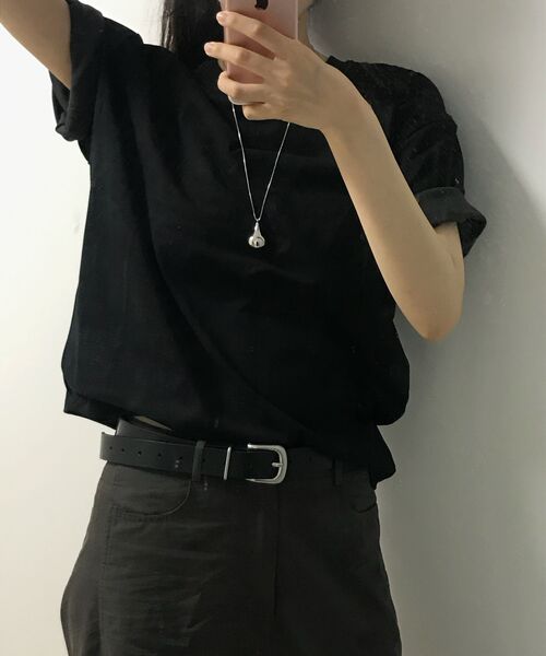 XERO（ゼロ）の「コア配色半袖Tシャツ[ブラック]（Tシャツ/カットソー・レディース・その他・LARGE/MEDIUM/X-LARGE）」の10枚目の写真