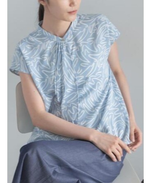 Pattern Asort Frenchboutique wave blouse