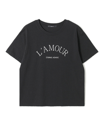 レディース LA MOUR レタリングTシャツ (2 COLOR) (HC5STA3)