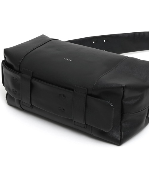 YArKA（ヤーカ）の「【YArKA/ヤーカ】real leather rectangle style 2way bag [bbws4] / リアルレザー横長長方形2wayバッグ（ショルダーバッグ・レディース・ブラック・FREE）」の9枚目の写真